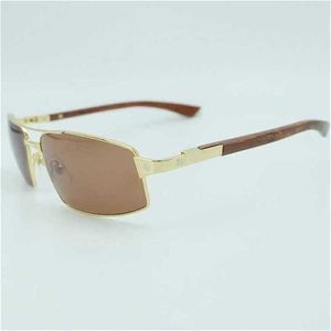 22% de réduction sur les lunettes de soleil de luxe en bois de mode carré en métal hommes lunettes de soleil conduite ombre pour hommes marque designer Carter GlassesKajia nouveau