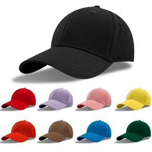 22 Pure Cotton High Quality Baseball Hat Hardop Men's and Women's Solid Color Sunscreen Hat High End Sunshade Duck Tongue Hoed