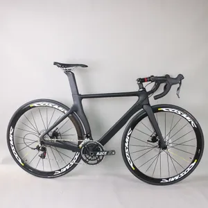 Vélo de route complet à disque aérodynamique 22 vitesses TT-X3 avec jeu de roues en aluminium, taille disponible 46/48/50/52/54 cm