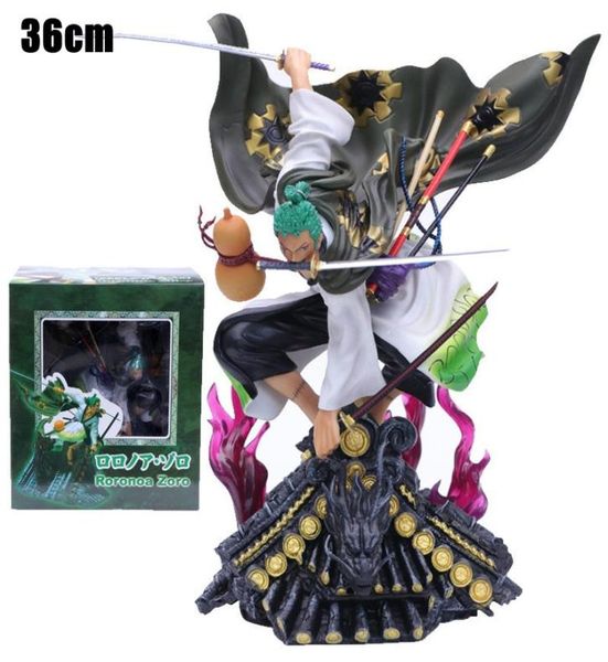 22 style anime one pièce Fugure Model New World Roronoa Zoro Straw Hat Classic Battle Pvc Action Figure Collectible Boy Gift Toy Q9603144