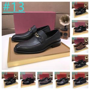 22 Estilo de marca de lujo Hombre Zapatos de vestir de diseñador con punta estrecha Zapatos de boda negros de charol clásicos originales para hombre Zapato formal Oxford