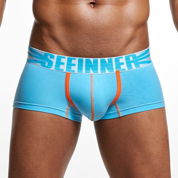 22 Styles Seeinner Sous-vêtements Boxer Shorts Hommes Mode Sexy Gay Pénis Poche Boxer Trunks Homme Culotte Calzoncillos Hombre 220505