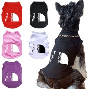 22 styles Summer Min Chien Vêtements de coton pur VIET DE TEDDY BOURD GOLDEN AURD CHOIGHT PUPPY MIDE-SIGHE DOG Pet Vêtements CSD2404178