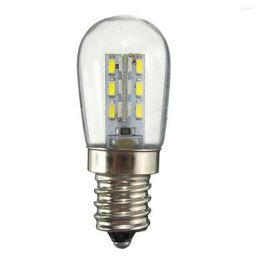 220/AC110V LED -lamp E12 SMD 24 Hoge helderheid Glazen lampenkap Zuivere warme witte lamp voor naaimachine koelkast