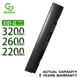 2200 mAh 11.1V 3 Cellen Laptop Zwarte batterij voor ASUS EEE PC X101 X101H X101C X101CH A31-X101 A32-X101