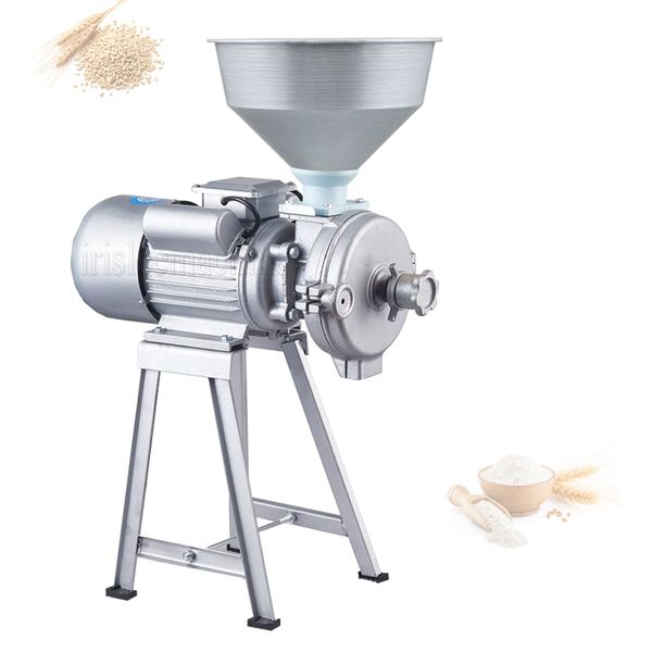 Molinillo de cereales de 2200W y 220V, molino de harina de alimentación eléctrica seca, arroz, maíz, grano, café, trigo