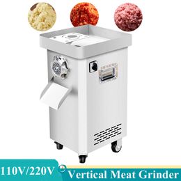 2200W Commercial Meat Mincer Machine Volledig automatische verticale vleesmolen elektrische worst stankmaker maker