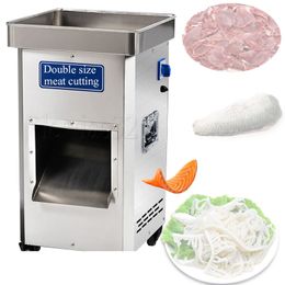 2200W Vlees Snijmachine Voor Varkensvlees Rundvlees Lam Zachte Groente Snijden Versnipperen Dicer Commerciële Thuis Vlees Snijmachine