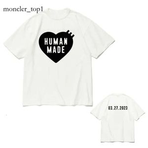 22024SS Human Make T-shirts Fashion Brand Human Designer Streetwear Quality Quality Slub Cotton Human Made T-shirt Lovers Tee Tee Tops Summer Beach Limited Short 1470