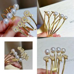 22071703 Bracelet de fleur de bijoux en perles bracelet Sier Akoya 5/9 mm Gol d'or jaune AU750 Cuff plaqué Qualité d'origine