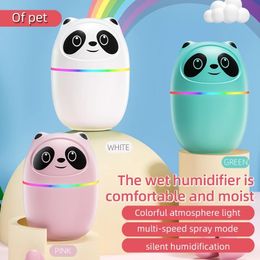 Humidificateur d'air USB Portable de 220ml, diffuseur d'huile essentielle et d'arôme, vaporisateur électrique à brume fraîche, veilleuse de couleur pour maison et voiture