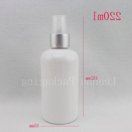 220 ml x 20 blanc vide vaporisateur bouteille cosmétique en plastique 220cc pulvérisateur à brume fine recharge bouteilles en plastique contenant d'emballage cosmétique Udauw