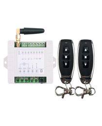 220V 10A 2CH Motor Remote Regeling Switch Motor Voorwaarts omgekeerde stop Door raam Gordijn Gordijn Wireless TX RX Limited Switch Y208832710