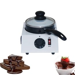 Olla para derretir Chocolate de 220V/110V, Mini máquina de templado de Chocolate para el hogar, cilindro único, derretir queso, leche caliente