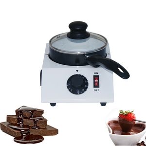 Pot de fusion de chocolat 220V/110V, Mini Machine de trempe de chocolat domestique, monocylindre, faire fondre le fromage, le lait chaud