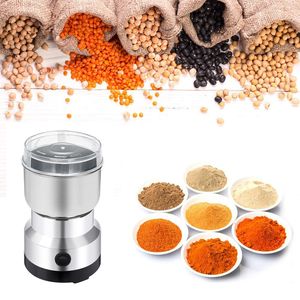 Molinillo de grano pequeño de 220V/110V, máquina trituradora de pimienta, especias, Hebals, cereales, molinillo de alimentos secos para café, trituradora de polvo