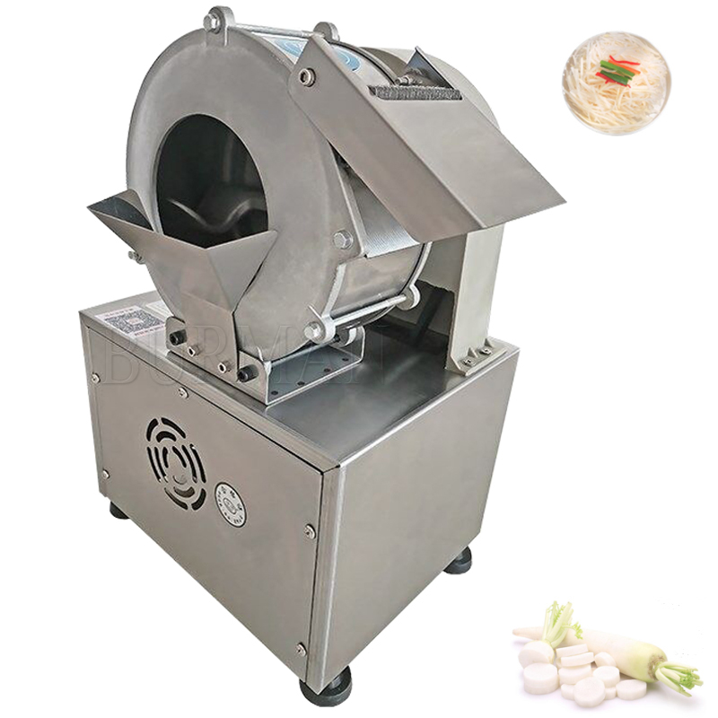 220V 180W Automatic Potato Radish Slicing Machine Multifunction High Efficiency Vegetable Cutter Electric Slicer