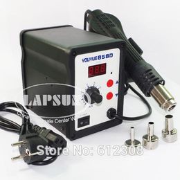 220V 240v AC 700W YOUYUE 858D Desolderen Lassen Tool Heet Lucht Solderen Station Gun Temperatuur Verstelbaar met Nozzles