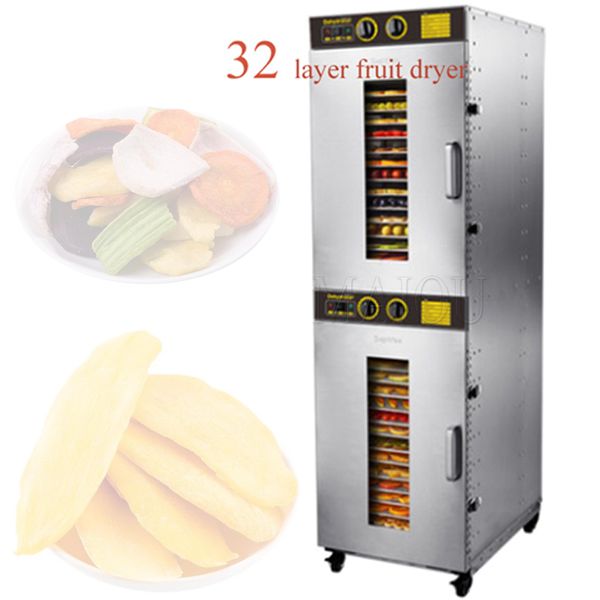 220V 32 Couches Légumes Fruits Séchoir Alimentaire Déshydrateur Séchoir Pour Légumes Séchage De