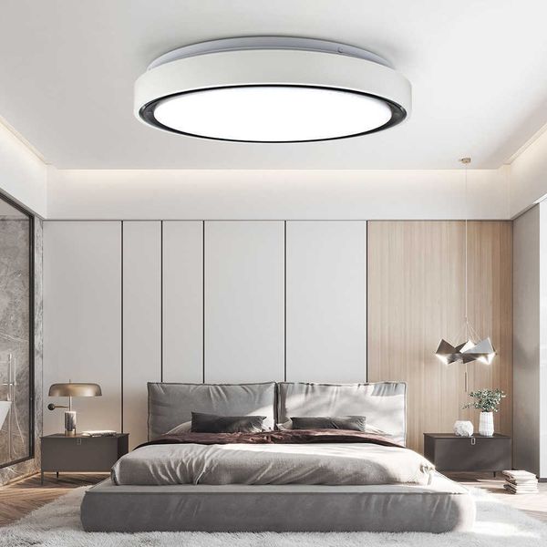 Iluminación de techo empotrada de 220V y 36W, luces LED, candelabro ultrafino brillante con lámpara de cocina para sala de estar, dormitorio, montada en superficie 0209
