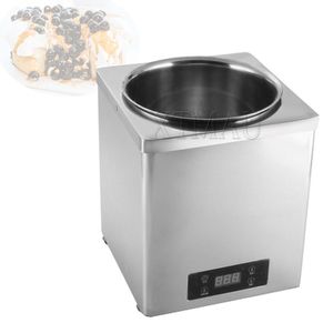 220 V/600 W Elektronische Soeppan Rvs Melk Warmer Parel Pot 7L Parel Tapioca Meel Thermische isolatie Pot