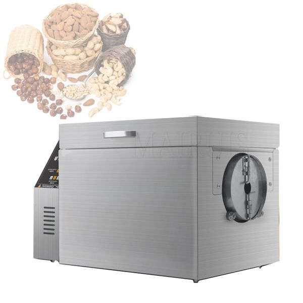 220V Máquina de horno de nogal de castaño Anglaco de maní Granes de maní Roaster Almond Cocoa Máquina de tostado de nueces