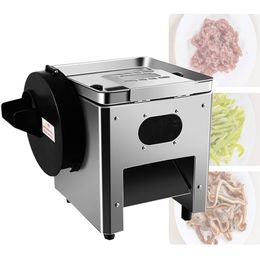 Máquina cortadora de carne comercial de alta calidad, 220V, cortadora de carne de cerdo, cortadora eléctrica de carne en cubitos, cortadora de verduras