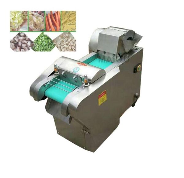 Cortadora de patatas multifunción comercial de 220v, cortadora de tiras, cortadora industrial de frutas y verduras, máquina cortadora 4998727