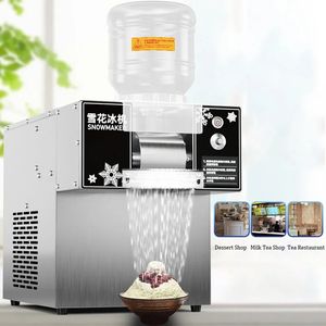 Máquina comercial de hielo de copo de nieve de 220V, máquina de hielo de nieve de 60kg/24h, máquina Bingsu de Corea, máquina afeitadora de nieve