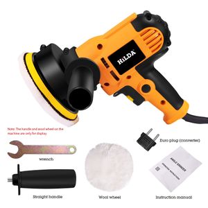 220 V Elektrische Auto Polijstmachine Machine Power Gereedschap Auto Polijstmachines Verstelbare Snelheid Sanding Waxing Tooling Cars Accessoires POWNWR-tool