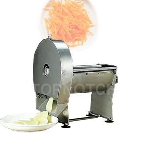 Machine commerciale électrique de coupeur de légume de fruit de 220V pour la section coupée de radis de pomme de terre de déchiqueteur de trancheuse