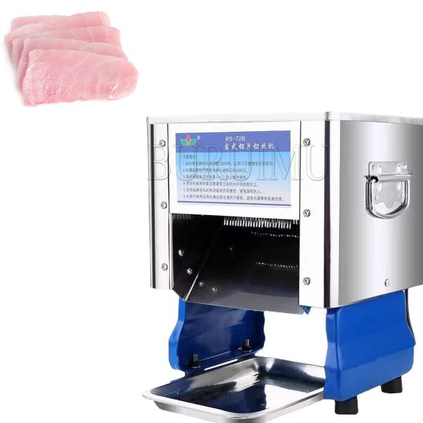 Cortadora de carne eléctrica de 220V, picadora comercial automática de acero inoxidable para el hogar, picadora de carne picada