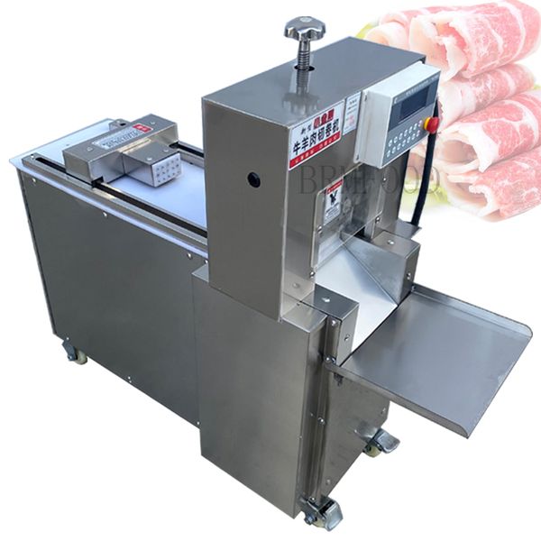 220V completamente automático CNC Single Cutlamb Roll Machine Cortadora de carne Acero inoxidable Steellamb Ex precio de fábrica