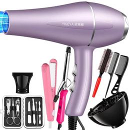 220 V Hair Dryer Professional 1200W Équipement Strong Power Blow Hair Dryer Dryer Brush pour coiffure Barber Salon Tools Dryer Dryer Fan 240415