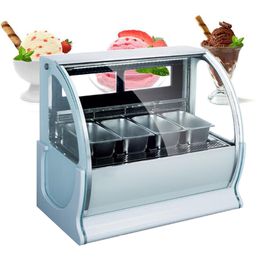 Congélateur de crème glacée de haute qualité, 220V, commercial, désembuage, vitrine de crème glacée pour magasin de franchise de crème glacée