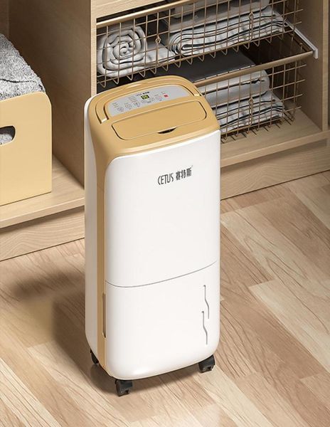 Déshumidificateur domestique 220V, sécheur d'air, réservoir d'eau 4L, absorbeur d'humidité électrique pour la maison, chambre à coucher, sous-sol, entrepôt, sèche-linge8166995