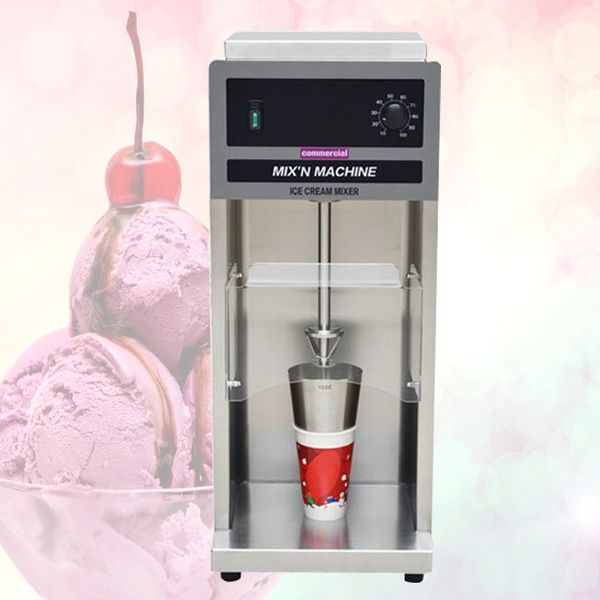 220V Ice Cream Shaker Blender Commercial Milkshake Lait Thé Glace Bouillie Jus Crème Glacée Mélangeur