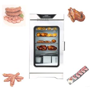 220 V Intelligent Electric Chicken Fish Food Smoking Machine Huishoudelijke Commerciële Bacon Oven / Vlees Gerookte oven