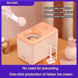 220V Portable électrique sorbetière bricolage Machine à crème glacée yaourt glacé Smoothie Milkshake Machine 500ml