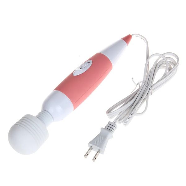 220 V puissance jouets sexuels pour femme baguette magique vibrateurs Massage corporel tenu dans la main AV bâton produits pour adultes 240126