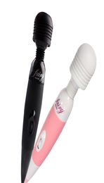 220V puissant AV vibrateur pour femmes corps MultiSpeed sexe corps masseur Stimulation Clitoris baguette magique jouets sexuels pour femme9445653
