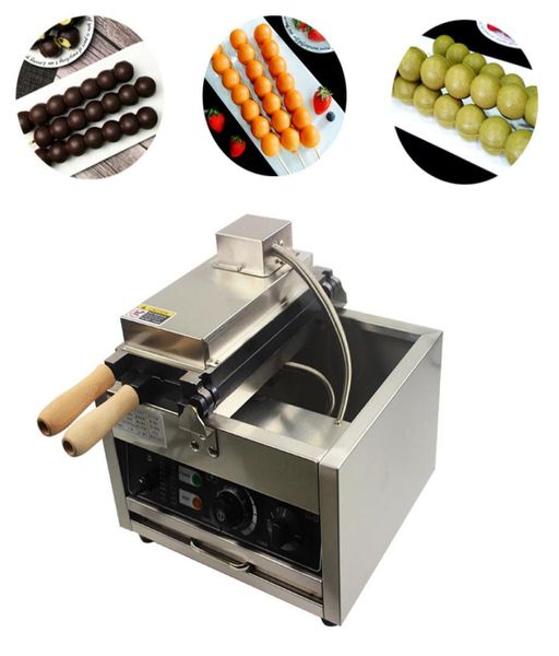 Máquina para hacer gofres con bolas y brochetas de 220V, máquina Takoyaki, sartenes eléctricas para hornear, fabricante comercial de huevos, equipo para aperitivos, 7546900