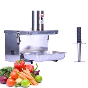 Máquina para cortar en cubitos pequeña de 220V, picadora de verduras, cebolla, patata, cortador de zanahorias para uso comercial y doméstico