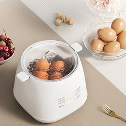 220V Smart Egg Cooker Entièrement automatique Petits pains Maïs cuit à la vapeur Faire bouillir Machine de petit déjeuner Réservation Multifonction Oeufs à la coque Cuiseur 240105