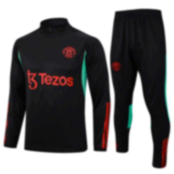 2223 Man C luo Football Training Shirt Long manche d'automne Veste d'hiver Bogba Jersey de football pour enfants adultes imprimé