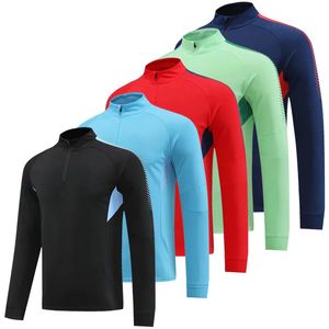 2223 Hommes Maillot de Football Survêtement Hiver Printemps Survetement Demi Fermeture Éclair Hauts Vêtements De Sport Gym Jogging Porter 240321