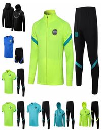 2223 NIEUWE INTER MILANS Tracksuits Falf Long Zipper Jacket Vest Trainingspak Jogging Set voetbalvoetbal Jerseys Kit Chandal Surve6360752