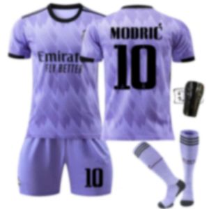 2223 Real Madrid Away Purple No. 9 Benzema 14 fois Championnat Commémorative Edition 20 Venezius 10 Modric