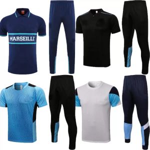 2223 Jerseys de football Polo Milik Payet Guendouzi Kamara Gerson sous Bakambu Fottball Training Suit Vest Maillot de Foot 2022 Set Football Tracksuit