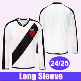 24 25 Vasco da Gama Mens Jerseys Clayton Payet Medel David de Lucca Lucas Piton Jair lejos camisas de fútbol de manga larga